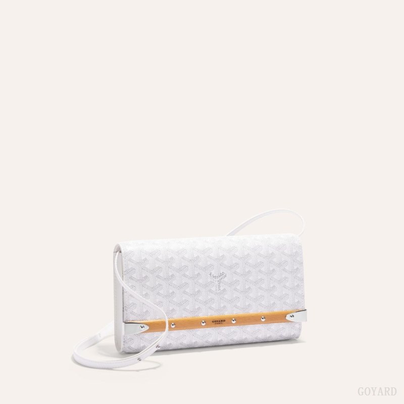 Goyard Monte-Carlo PM Clutch Çantası Beyaz | GY-VYP7513