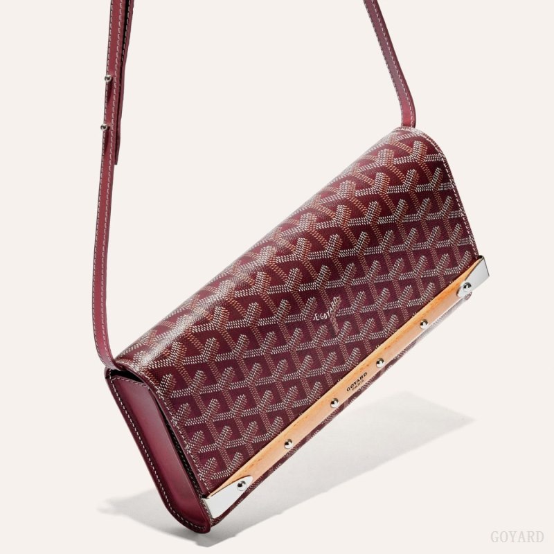 Goyard Monte-Carlo PM Clutch Çantası Bordo | GY-LRK7646