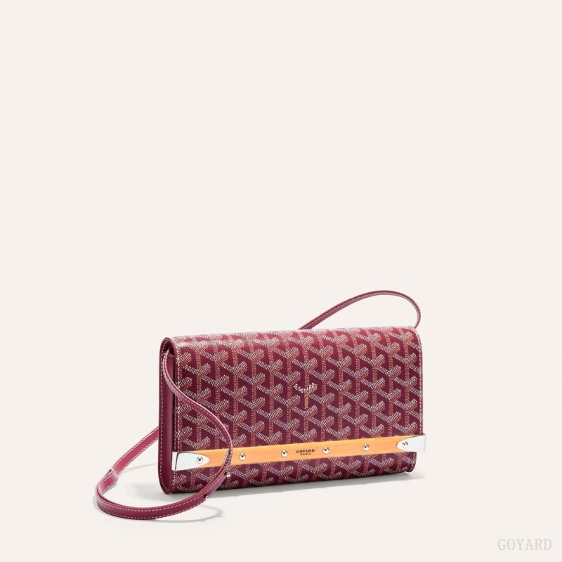 Goyard Monte-Carlo PM Clutch Çantası Bordo | GY-LRK7646
