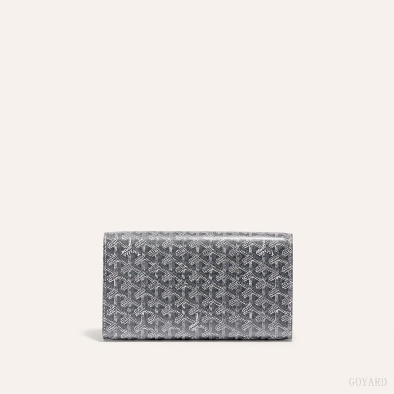 Goyard Monte-Carlo PM Clutch Çantası Gri | GY-LJQ1649