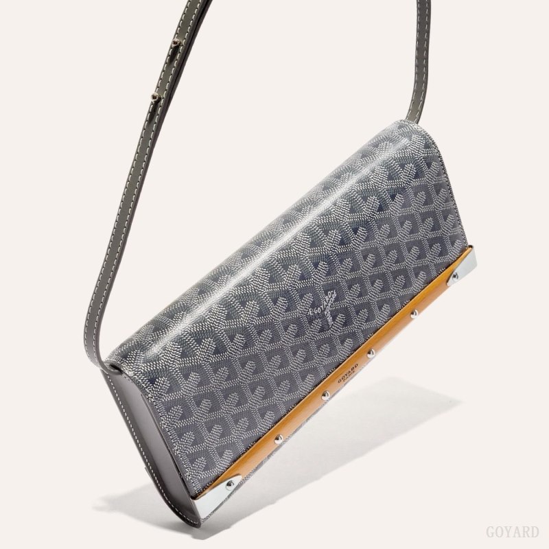 Goyard Monte-Carlo PM Clutch Çantası Gri | GY-LJQ1649