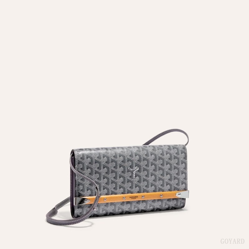 Goyard Monte-Carlo PM Clutch Çantası Gri | GY-LJQ1649