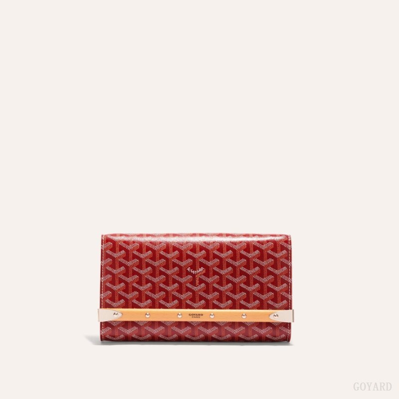 Goyard Monte-Carlo PM Clutch Çantası Kırmızı | GY-YUN4324