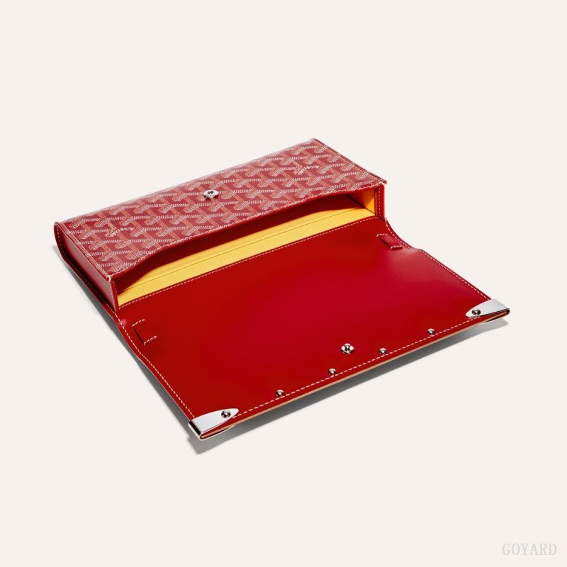 Goyard Monte-Carlo PM Clutch Çantası Kırmızı | GY-YUN4324