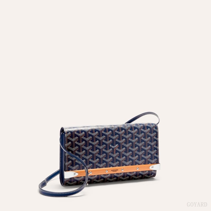Goyard Monte-Carlo PM Clutch Çantası Lacivert Mavi | GY-IXY5982