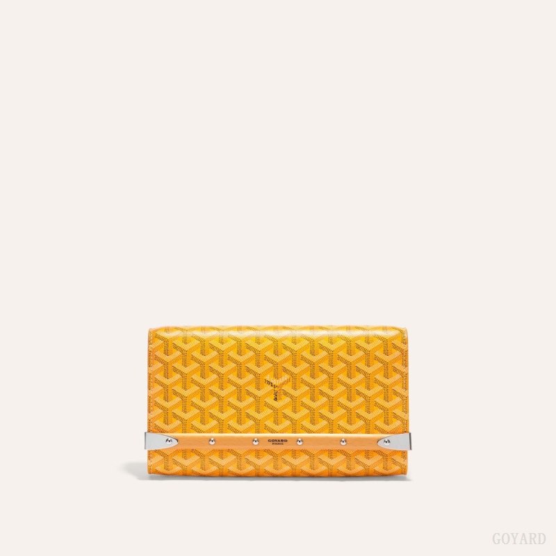 Goyard Monte-Carlo PM Clutch Çantası Sarı | GY-MYI5109
