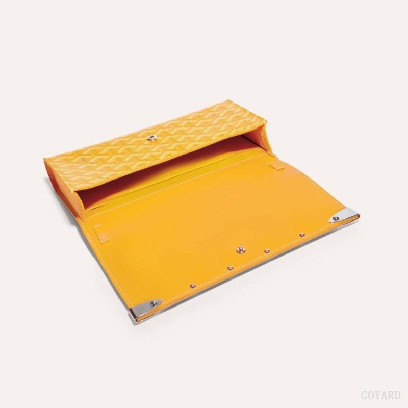 Goyard Monte-Carlo PM Clutch Çantası Sarı | GY-MYI5109
