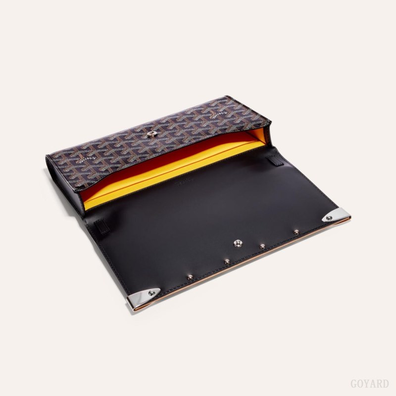 Goyard Monte-Carlo PM Clutch Çantası Siyah | GY-UUQ4249
