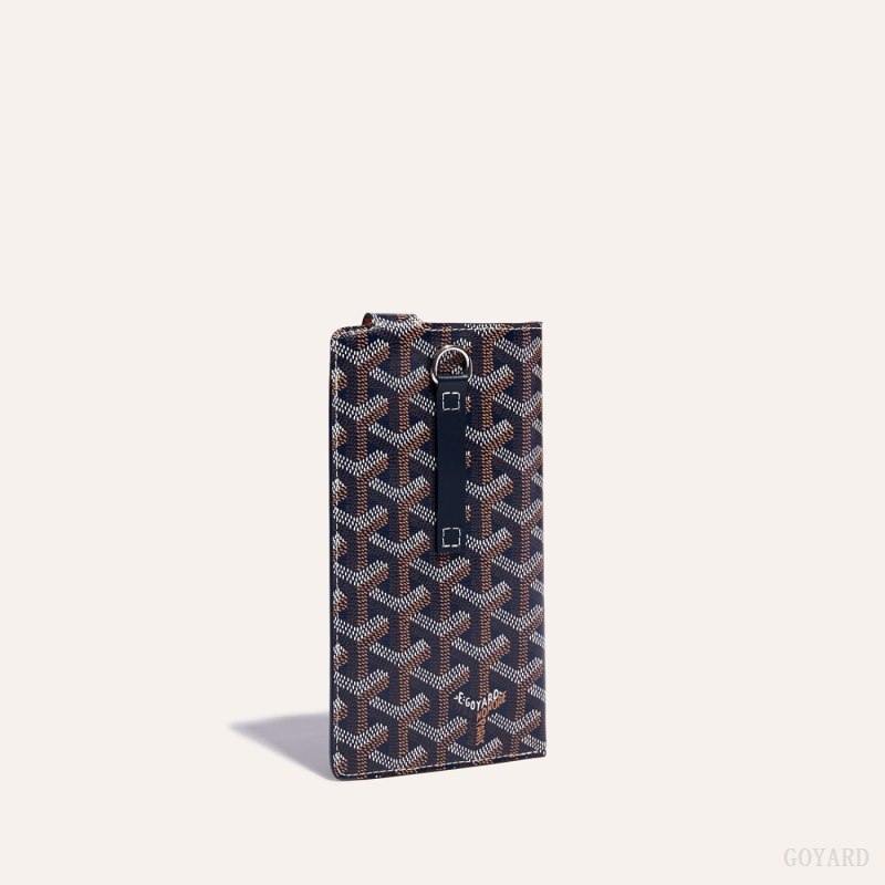 Goyard Montmartre GM Case Vaka Çantası Lacivert Mavi | GY-HCY7012