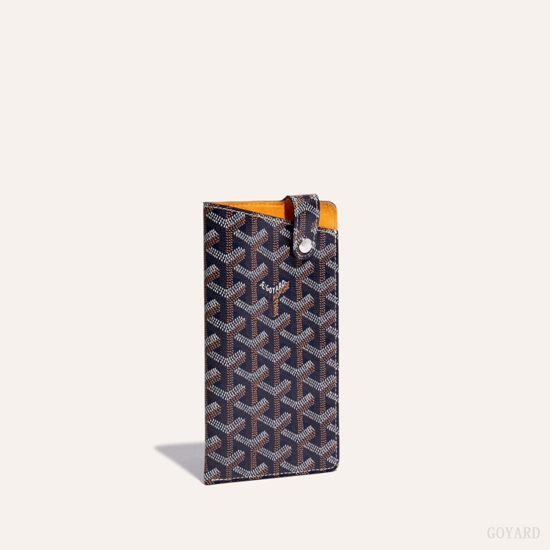 Goyard Montmartre GM Case Vaka Çantası Lacivert Mavi | GY-HCY7012