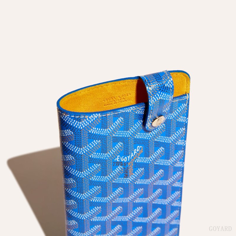 Goyard Montmartre GM Case Vaka Çantası Mavi | GY-HTH9468