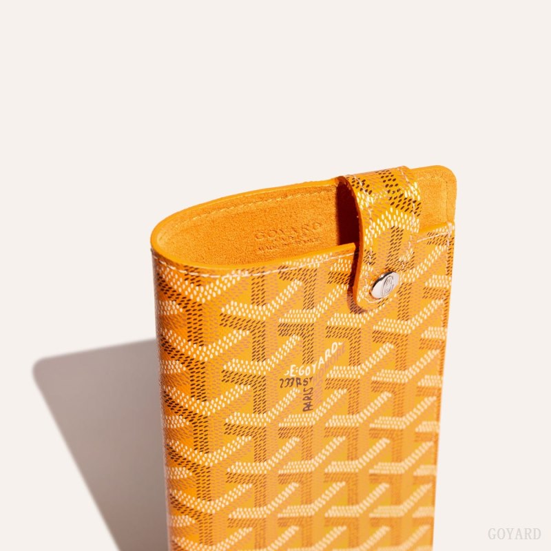 Goyard Montmartre GM Case Vaka Çantası Sarı | GY-WSS9333