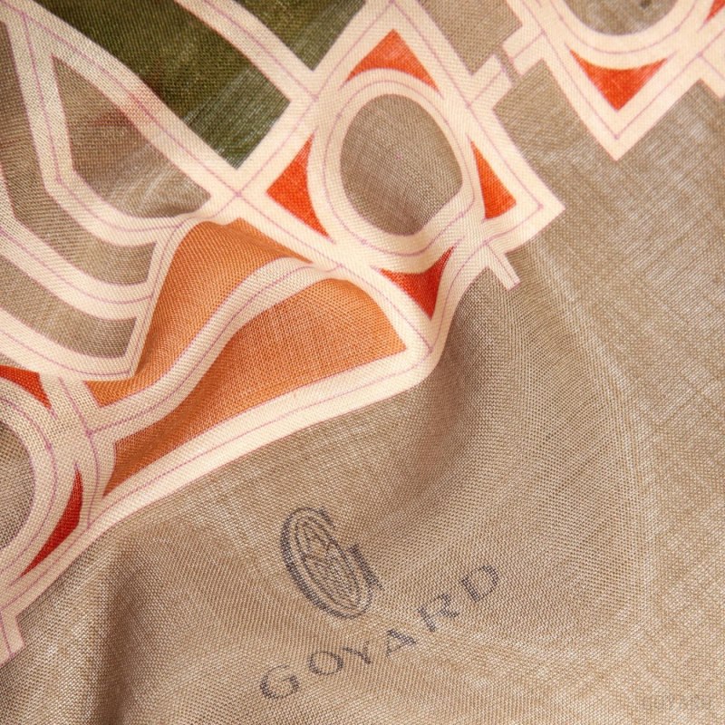 Goyard Muffler N°4 Fular Bej Rengi | GY-QNY7271