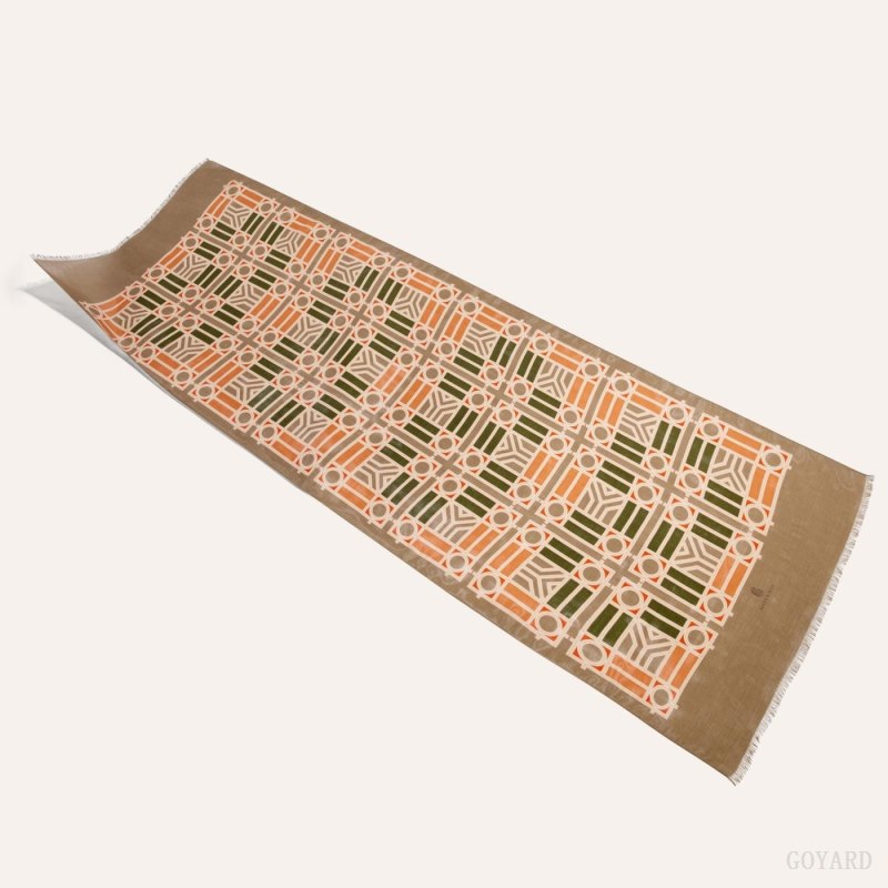 Goyard Muffler N°4 Fular Bej Rengi | GY-QNY7271