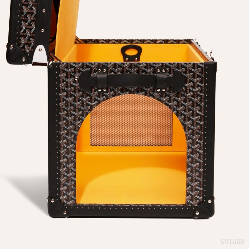 Goyard NICHE TRUNK Valiz Siyah | GY-OSE0683