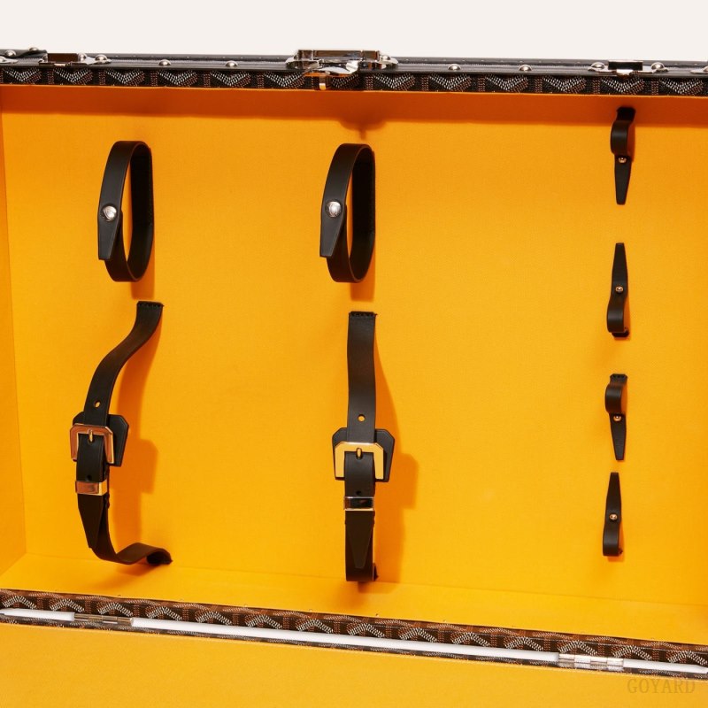 Goyard NICHE TRUNK Valiz Siyah | GY-OSE0683