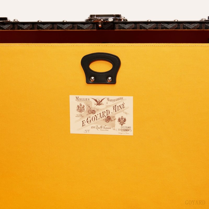 Goyard NICHE TRUNK Valiz Siyah | GY-OSE0683