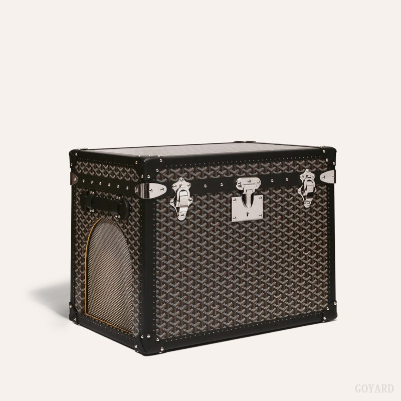 Goyard NICHE TRUNK Valiz Siyah | GY-OSE0683