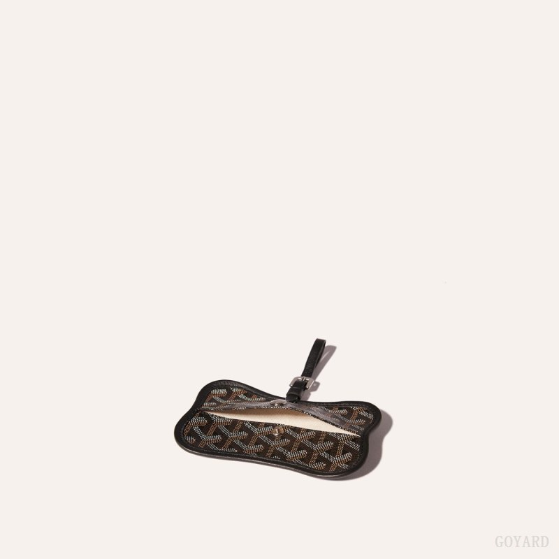 Goyard Os Grey Dog pocket Çanta Aksesuarları Siyah | GY-VFJ3613