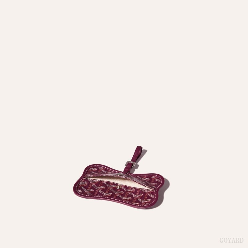 Goyard Os Grey Dog pocket Çanta Aksesuarları Bordo | GY-CWE8424