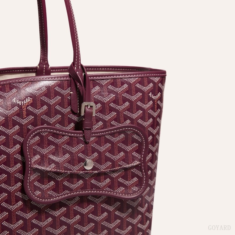 Goyard Os Grey Dog pocket Çanta Aksesuarları Bordo | GY-CWE8424