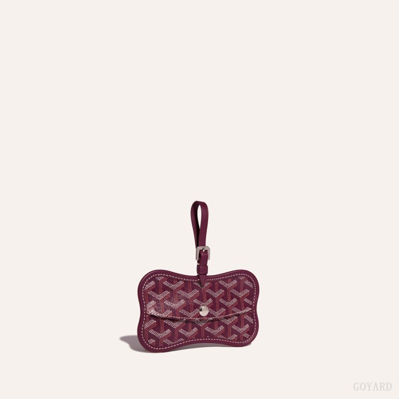 Goyard Os Grey Dog pocket Çanta Aksesuarları Bordo | GY-CWE8424