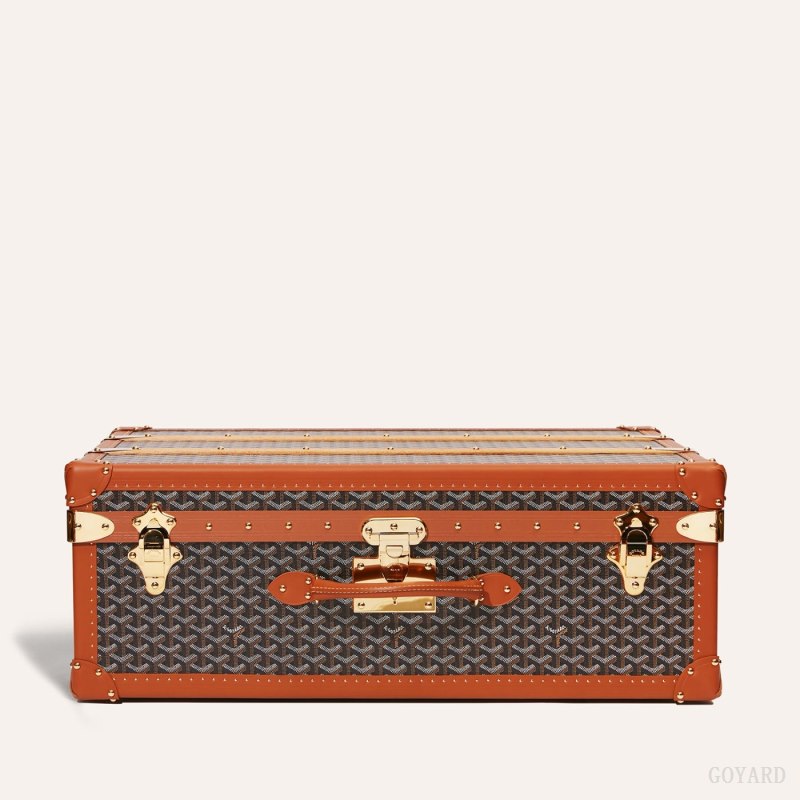 Goyard PALACE 70 SUITCASE Valiz Siyah Kahverengi | GY-DUF8951