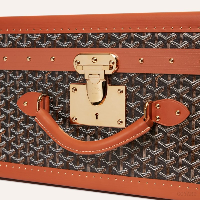 Goyard PALACE 70 SUITCASE Valiz Siyah Kahverengi | GY-DUF8951