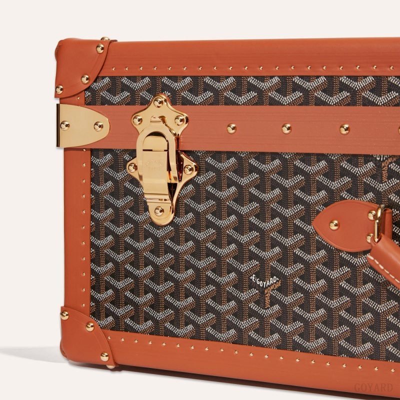 Goyard PALACE 70 SUITCASE Valiz Siyah Kahverengi | GY-DUF8951