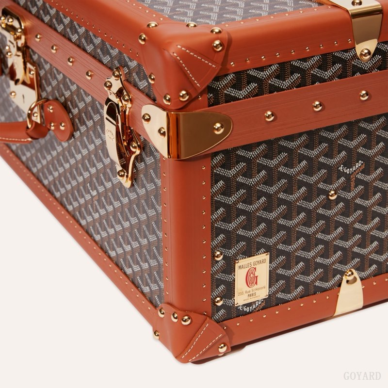 Goyard PALACE 70 SUITCASE Valiz Siyah Kahverengi | GY-DUF8951