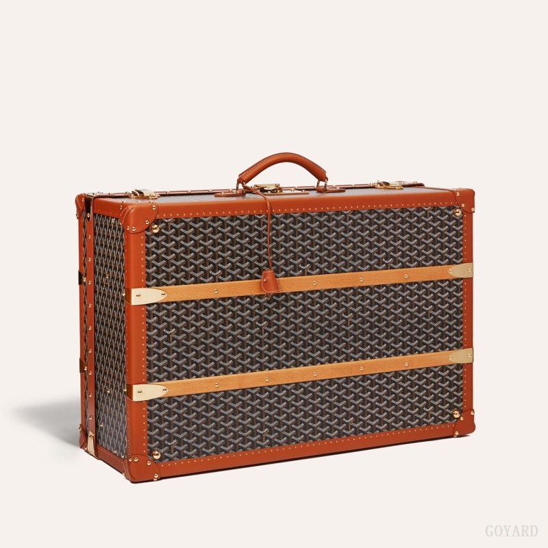 Goyard PALACE 70 SUITCASE Valiz Siyah Kahverengi | GY-DUF8951