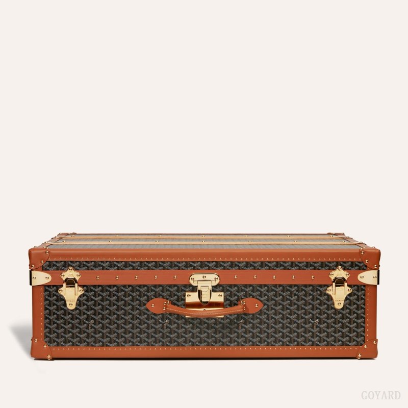 Goyard PALACE 80 SUITCASE Valiz Siyah Kahverengi | GY-PXO1681