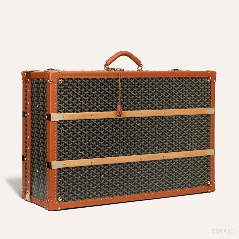 Goyard PALACE 80 SUITCASE Valiz Siyah Kahverengi | GY-PXO1681