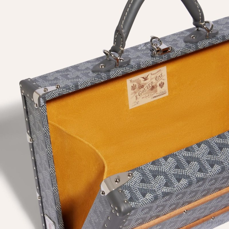 Goyard PALACE MM TRUNK BAG El Çantası Gri | GY-UIH5855