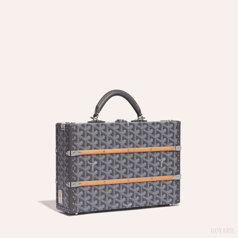 Goyard PALACE MM TRUNK BAG El Çantası Gri | GY-UIH5855