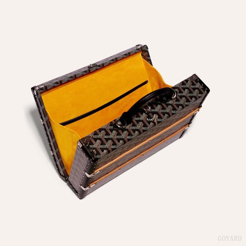 Goyard PALACE MM TRUNK BAG El Çantası Siyah | GY-UPD9782