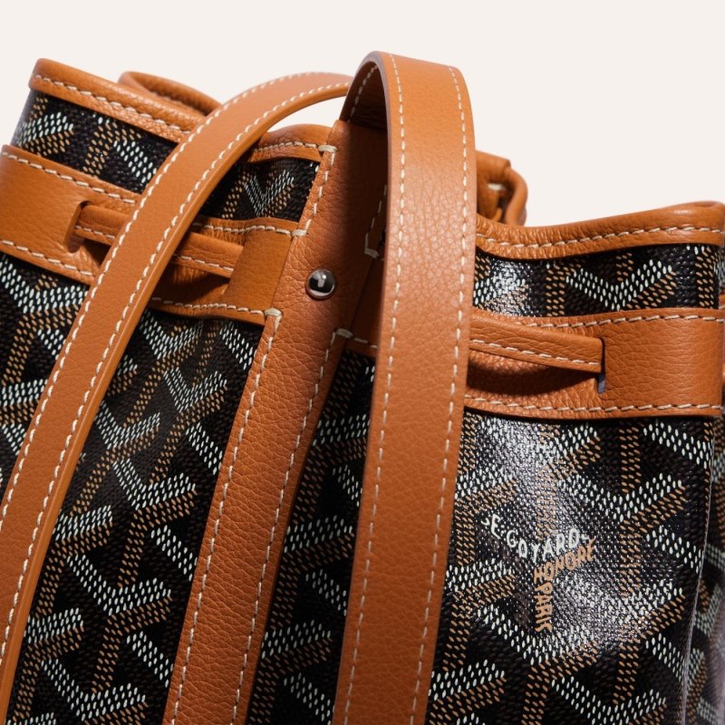 Goyard PETIT FLOT BUCKET BAG Omuz Çantası Siyah Kahverengi | GY-OGD2127