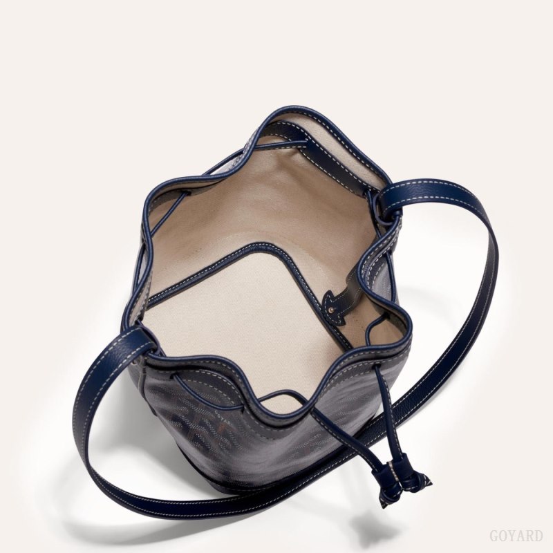 Goyard PETIT FLOT BUCKET BAG Omuz Çantası Lacivert Mavi | GY-NQU7917
