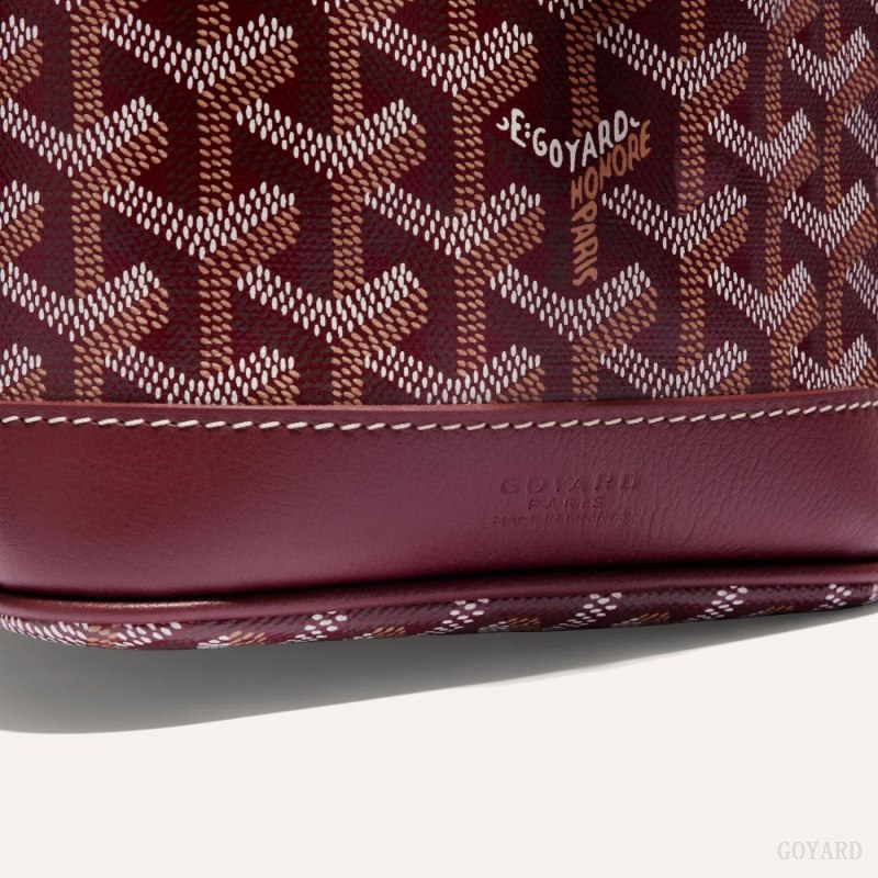 Goyard PETIT FLOT BUCKET BAG Omuz Çantası Bordo | GY-XBN0922