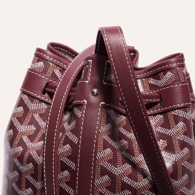 Goyard PETIT FLOT BUCKET BAG Omuz Çantası Bordo | GY-XBN0922