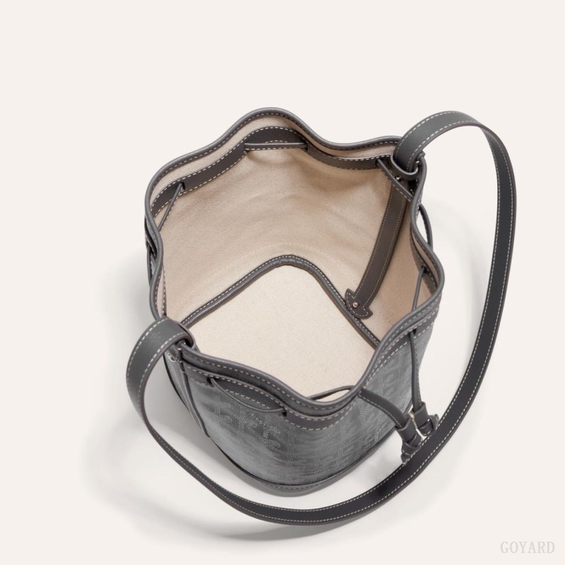 Goyard PETIT FLOT BUCKET BAG Omuz Çantası Gri | GY-BIJ3544