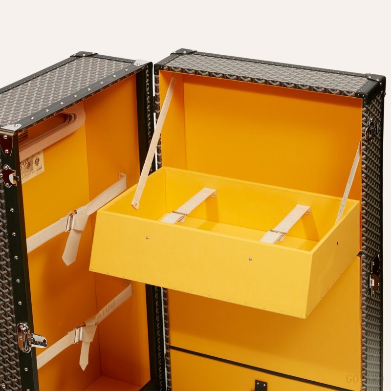 Goyard PULLMAN TRUNK Valiz Siyah | GY-GHY9745