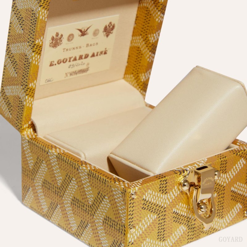 Goyard REGENCE TRUNK Boxes Altın | GY-GUS3227