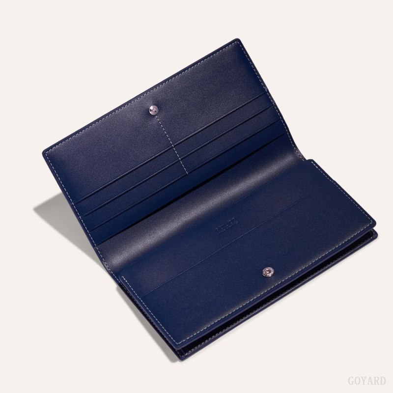 Goyard RICHELIEU WALLET Cüzdan Lacivert Mavi | GY-TOP9738