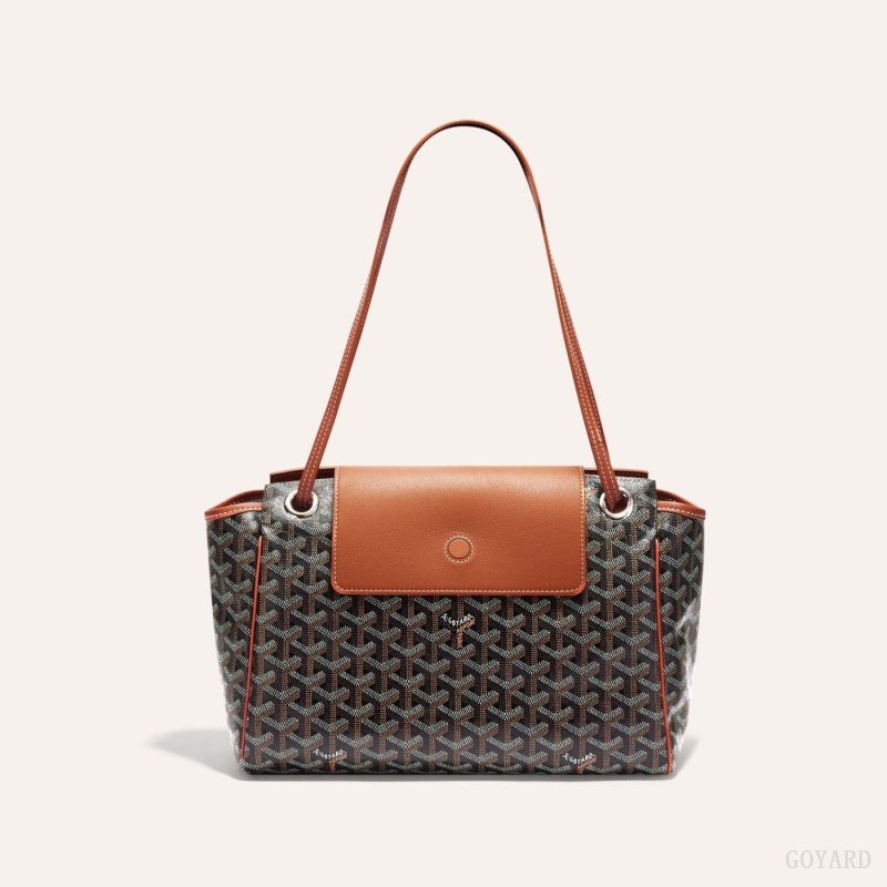 Goyard ROUETTE PM BAG Çantası Siyah Kahverengi | GY-LFM3387