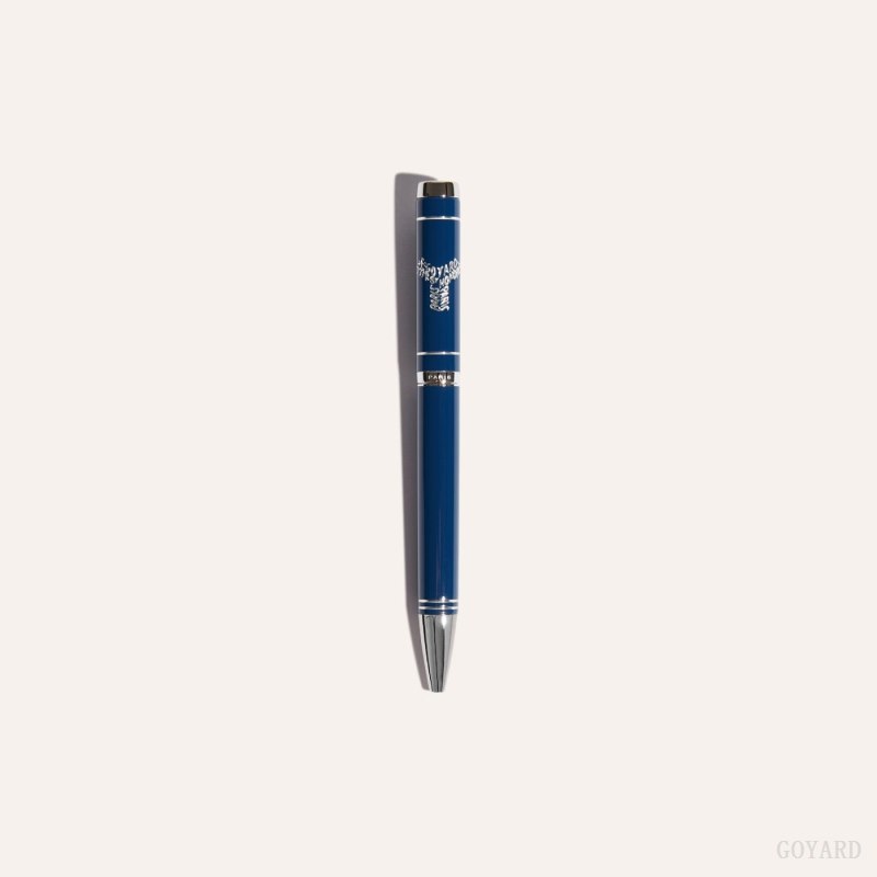 Goyard Rollerball Travel Pen Aksesuar Lacivert Mavi | GY-JCI5377