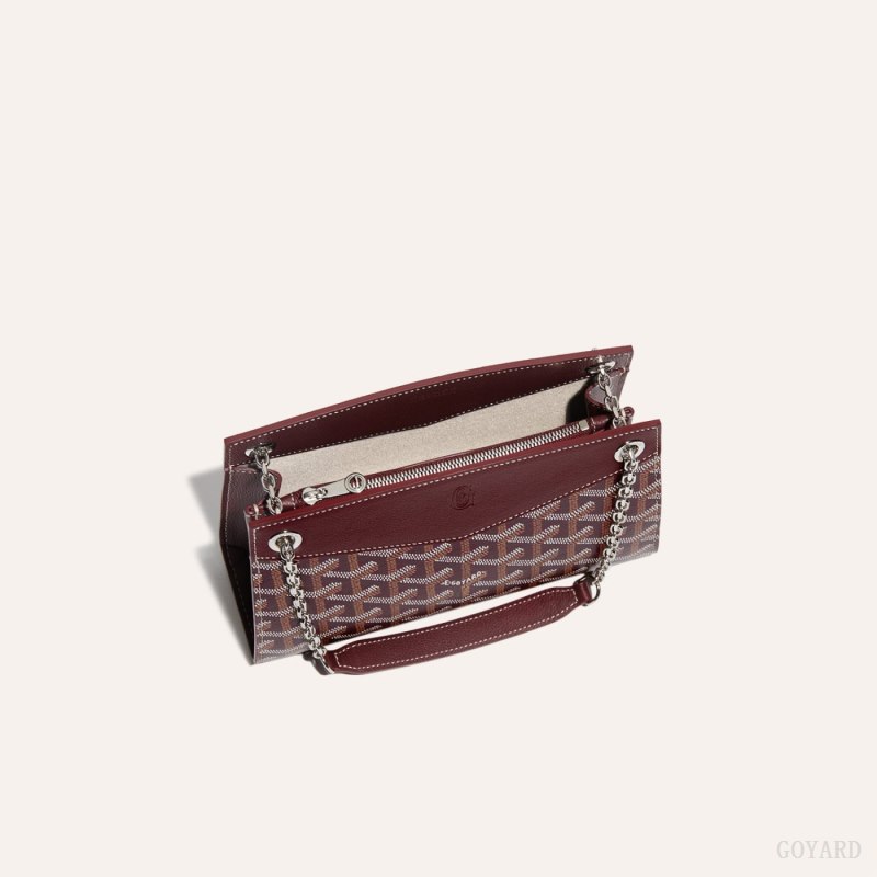 Goyard Rouette Structuré Mini Bag Çantası Bordo | GY-QTP7880