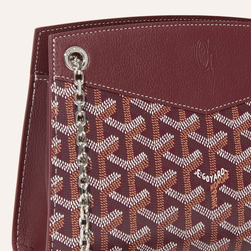 Goyard Rouette Structuré Mini Bag Çantası Bordo | GY-QTP7880