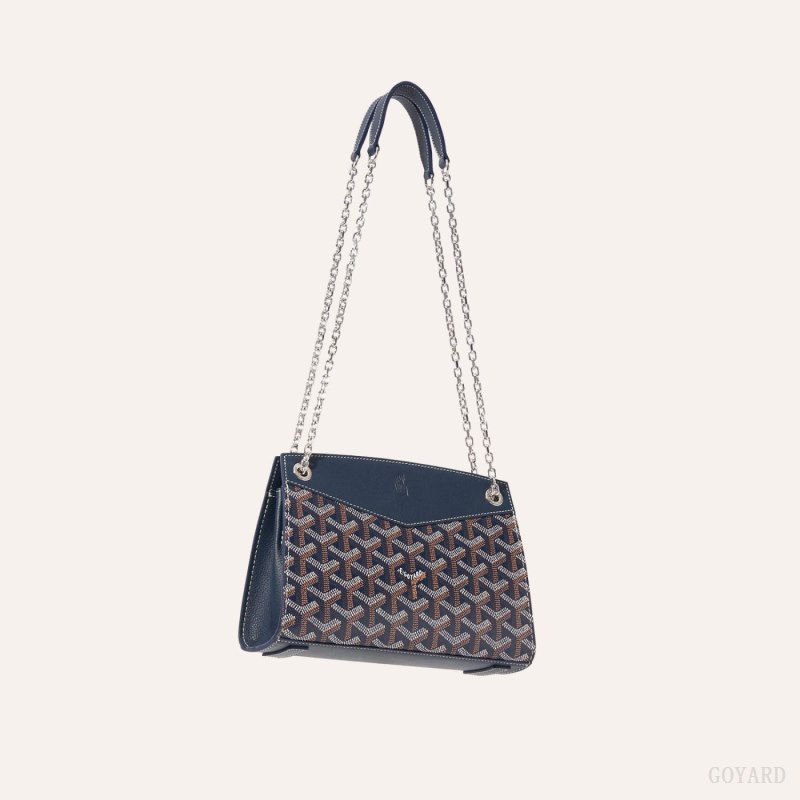 Goyard Rouette Structuré Mini Bag Çantası Lacivert Mavi | GY-HPP1772