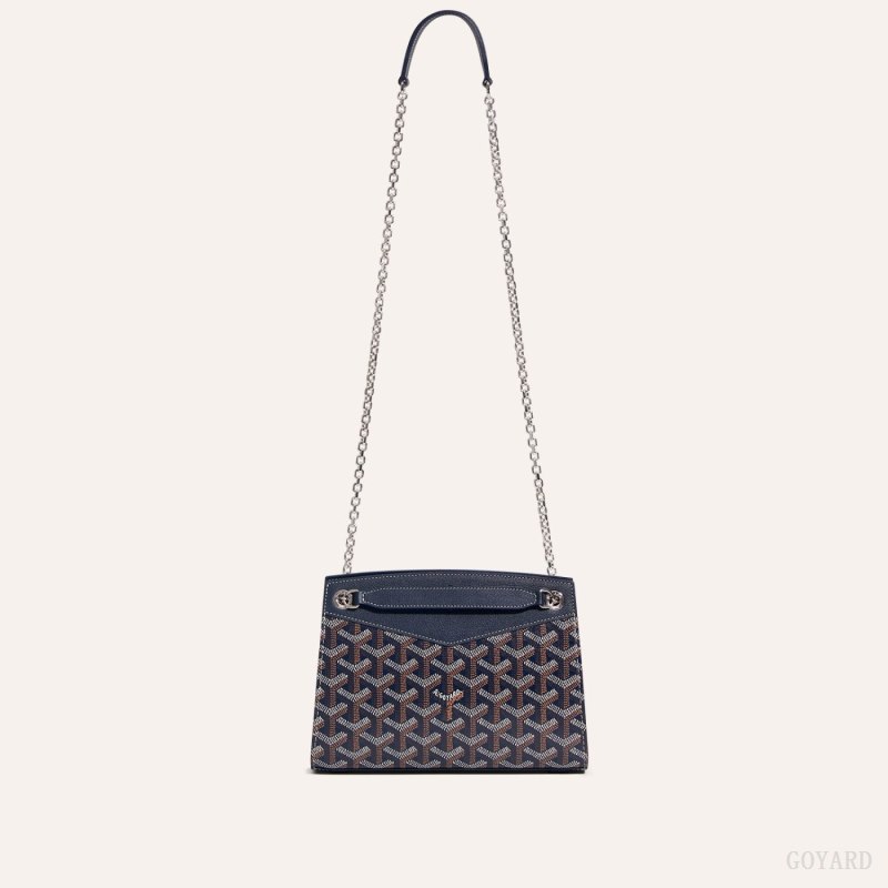 Goyard Rouette Structuré Mini Bag Çantası Lacivert Mavi | GY-HPP1772